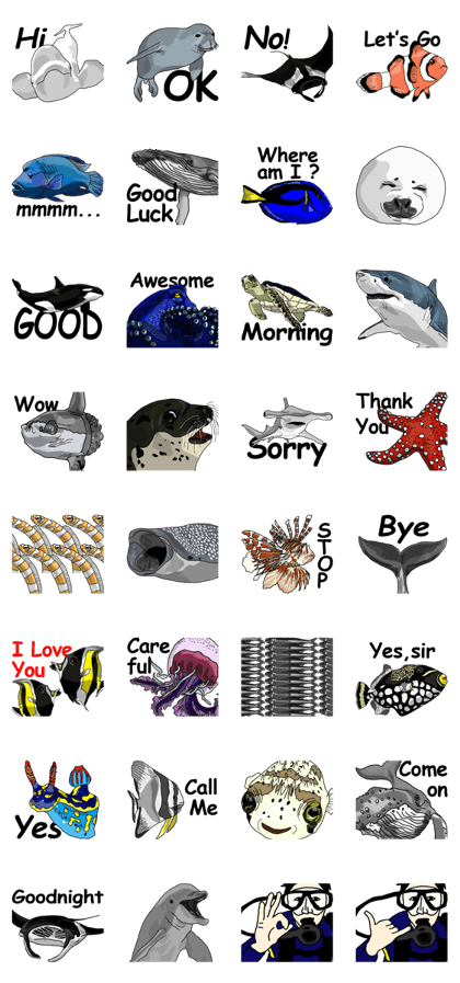 marine creatures,diving marine creatures,diving