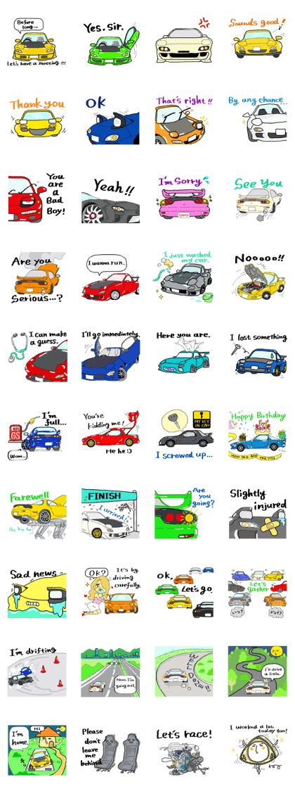 Sticker for driver of rotary engine Eng. Sticker for driver of rotary engine Eng.