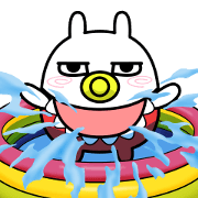 Worn-out rabbit Jr which moves part3.