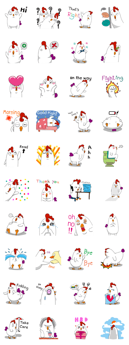 A Lovely chicken Does