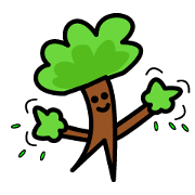 The daily life of a little tree man The daily life of a little tree man