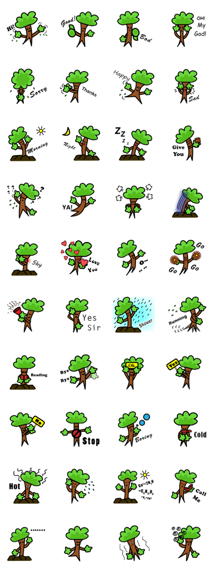 The daily life of a little tree man The daily life of a little tree man