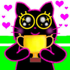 Pinky Tennis Blackcat