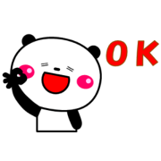 Can use! Daily Conversation Panda Stamp Can use! Daily Conversation Panda Stamp