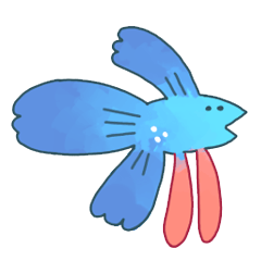 Fish with hand