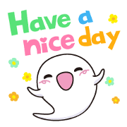 Ghost sticker 3 [Easy English]