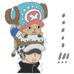 ONE PIECE Funny Friends Stickers 2