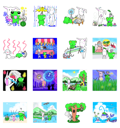 Only for summer Frog Rabbit Snake