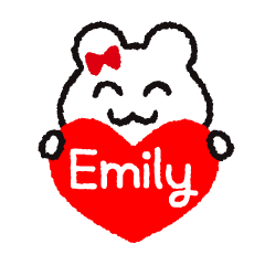 [Emily] name sticker