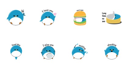 The cute little DDDD penguin