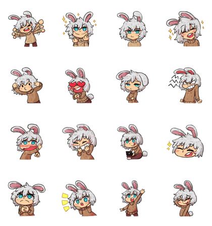 Yuki Usagi Sticker