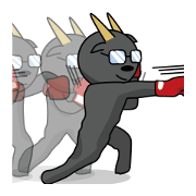 Mr. Goo of shadow boxing