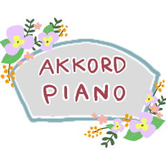 Akkord piano sticker