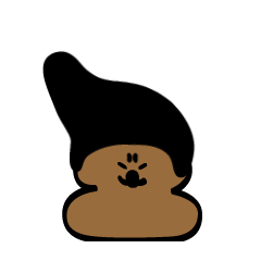Pooping poo-chan