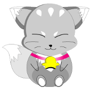 Snow fox baby