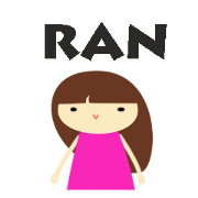 Ran name sticker