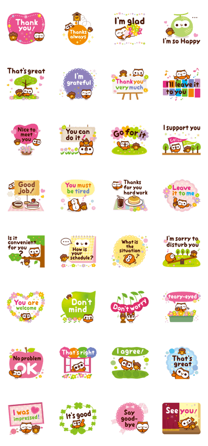 Happy OWL Hoo11_Everyday3_English_ver