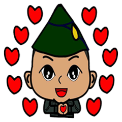 Soldier boy in love
