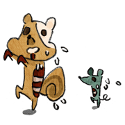 Small Squirrel ZOMBIE Paradise