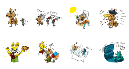 Small Squirrel ZOMBIE Paradise