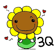 Face black sunflower