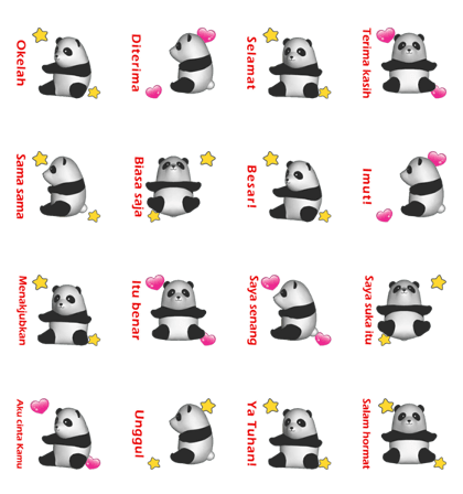 (In Indonesian) CG Panda baby (1)