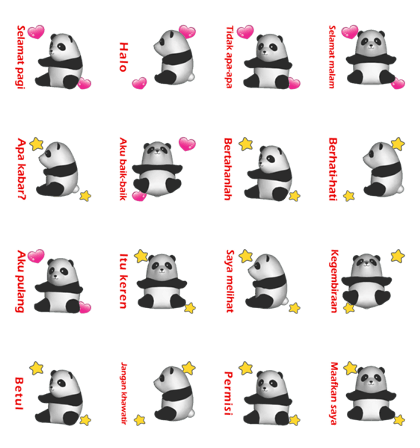 (In Indonesian) CG Panda baby (2)