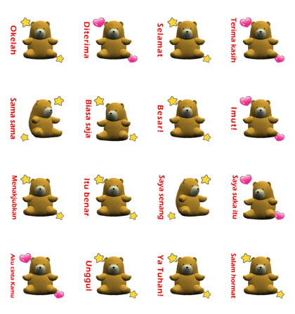(In Indonesian) CG Bear baby (1)