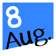 August sticker