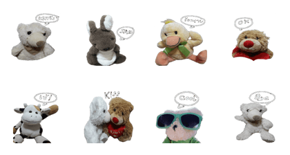 lovely bear and friends
