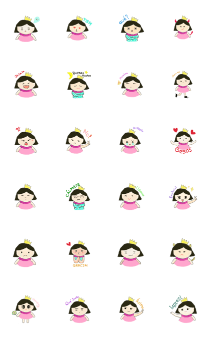 LLuvia and her crown