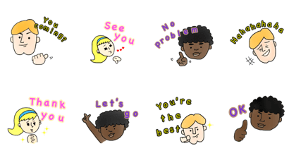 English Friends Stamp 1