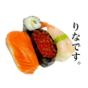 Rina's sushi stickers