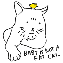 BABY IS NOT A FAT CAT!