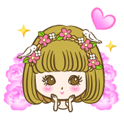 The girls stickers