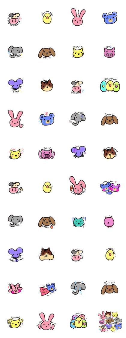Yuruyuru Animals English ver.