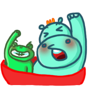 Hippo and frogs daily