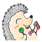 Mr.F (the hedgehog) : LOVES FOOD