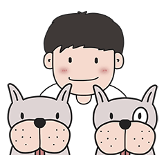 Me and two dogs