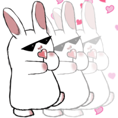 7ea - happy rabbit and cute mouse