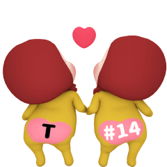 Red Towel #14 [t_eu] Name Sticker