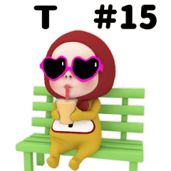 Red Towel #15 [t_eu] Name Sticker