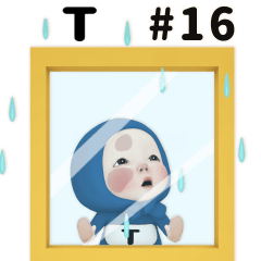 Red/Blue Towel #16 [t_eu] Name Sticker