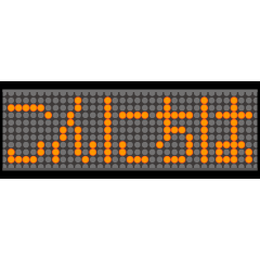 Moving Electronic message board