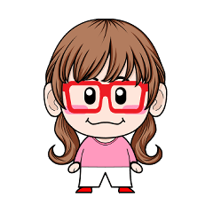 Sticker used by glasses girls. Part2.