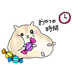 Usable hamster sticker(daily edition)