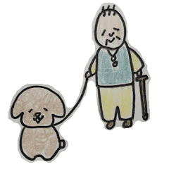 おじいさんとトイプー Line スタンプ Line Store おじいさんとトイプー Line スタンプ Line Store