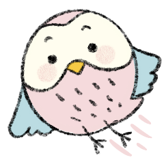 Clumsy owl sticker2