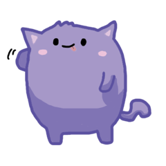 purple cat~