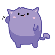 purple cat~